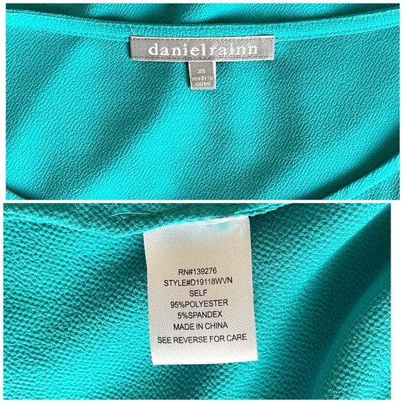 Daniel Rainn cap sleeve textured blouse - Picture 4 of 4